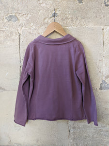 French Designer Lili Gaufrette Lilac Soft Cotton Jacket - 8 Years