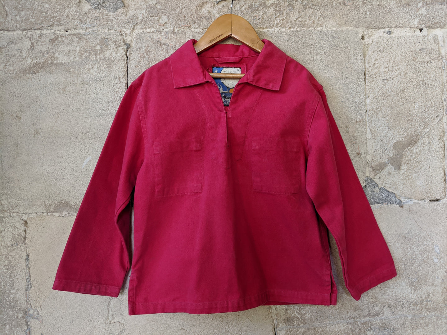 Brilliant Bright French Mousqueton Fisherman's Smock Top 7 Years