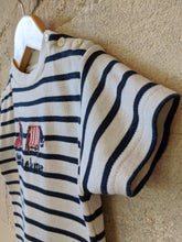 Load image into Gallery viewer, Weekend à la Mer Soft Stripe Tee Shirt - 6 Months
