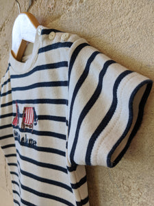 Weekend à la Mer Soft Stripe Tee Shirt - 6 Months
