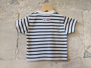 Weekend à la Mer Soft Stripe Tee Shirt - 6 Months