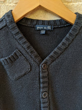 Load image into Gallery viewer, French Navy Grain de Blé Cardigan - 12 Months

