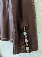 Load image into Gallery viewer, Great Chocolate Brown Soft Cotton Sparkly Top - 6 Years
