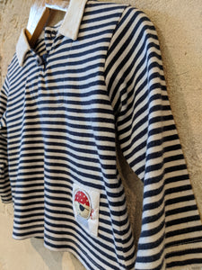 Sweet Striped Long Sleeved Pirate Top - 12 Months