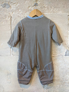 Cosy French Car Sleepsuit - 6 Months