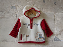 Load image into Gallery viewer, Super Snuggly Bear Hooded Fleece - 6 Months
