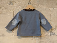 Load image into Gallery viewer, Dusky Blue French Vintage Sweatshirt - 12 Months
