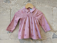 Load image into Gallery viewer, Petit Bateau Ballet Print Top with Collar - 12 Months
