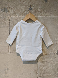 Thick Organic Cotton Long Sleeved Magic Bunny Bodysuit - 6 Months