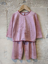 Load image into Gallery viewer, Petit Bateau Dusky Pink Starry Night Pyjamas - 2 Years
