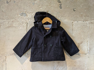 Jacadi Double Breasted Navy Coat - 18 Months