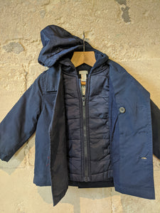 NEW French Navy Smart Double Layer Jacket - 18 Months