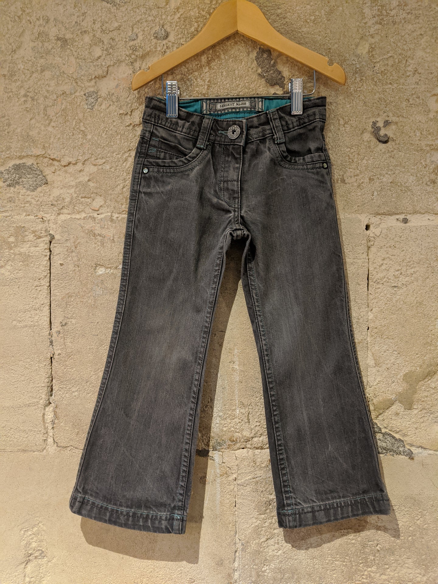 Sergent Major Faded Grey Jeans with Jewels - 4 Years