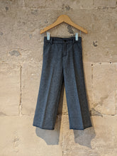 Load image into Gallery viewer, Fabulous Vintage Blue Herringbone Petit Bateau Trousers - 18 Months
