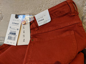 NEW Monoprix Slim Fit Rust Jeans - 10 Years