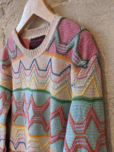 Load image into Gallery viewer, Amazing Vintage Crocheted Jumper - XXS/Size 6/Teen
