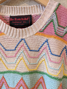 Amazing Vintage Crocheted Jumper - XXS/Size 6/Teen
