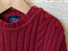 Load image into Gallery viewer, Petit Saint James Gorgeous Cable Knit Jumper - 8 Years
