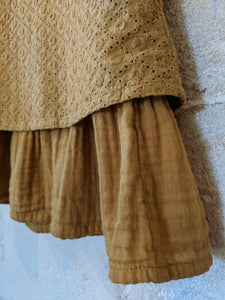 Beautiful Bout'Chou Gorgeously Soft Mustard Dress - 12 Months