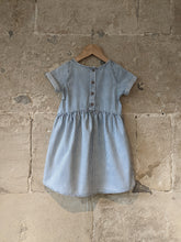 Load image into Gallery viewer, Wonderful Hickory Striped Soft Denim Dress - 4 Years

