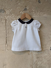 Load image into Gallery viewer, Jacadi Textured Cotton Tunic with Contrasting Collar - 18 Months
