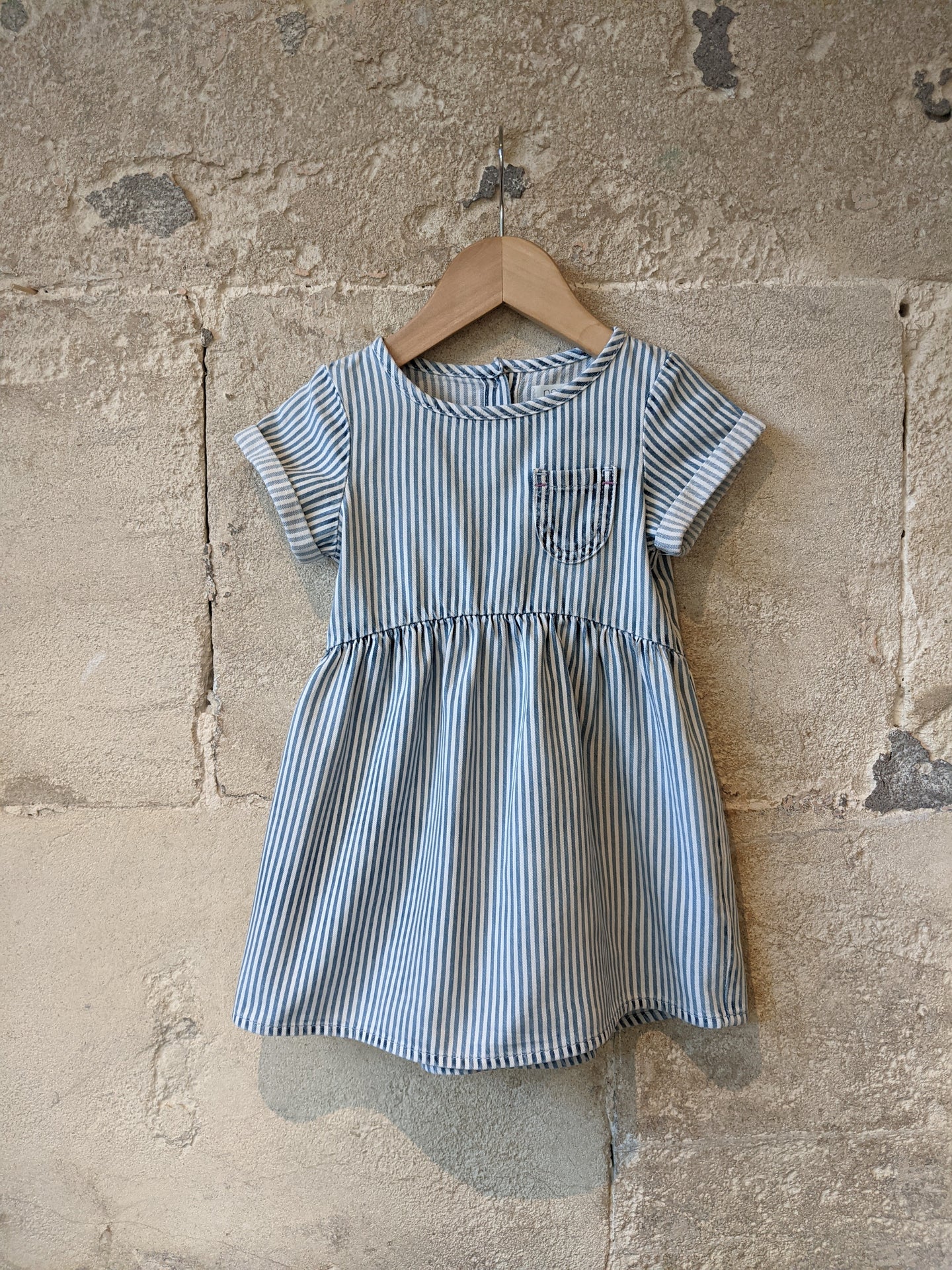soft denim dress uk Sosandar Mid Blue Denim Belted Utility Midi Dress