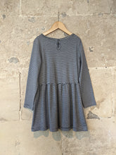 Load image into Gallery viewer, Classic Soft Striped Petit Bateau Dress - 8 Years
