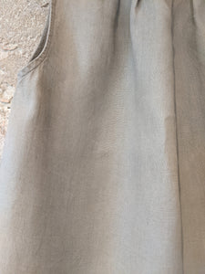 Monoprix Stone Linen Tunic - 12 Years