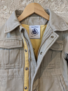Petit Bateau Sand Jacket with Hideable Shower Hood & Sunny Lining - 18 Months