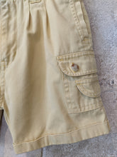 Load image into Gallery viewer, Fabulous Vintage  Yellow Utility Cotton Shorts - 6 Years
