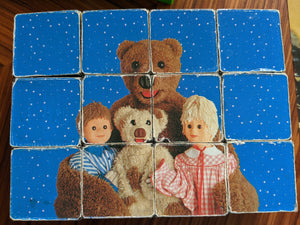 Adorable French Vintage Blocks Puzzle