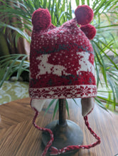Load image into Gallery viewer, Fleecy Soft Fairilse Reindeer Pom Pom Hat - 3 Years

