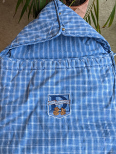Gorgeous Dusky Blue French Sleeping Bag - Small