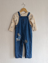 Load image into Gallery viewer, Peter Rabbit Dungarees &amp; Matching Vest - 18 Months
