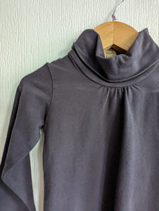 French Aubergine Roll Neck - 2 Years