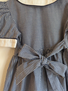French Blue Gingham Dress - 3 Years