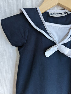 Sweet Sailor Vintage Breton Dress - 6 Months
