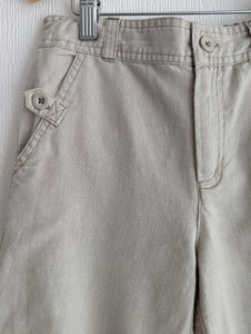 Monsoon Natural Linen Trousers - 8 Years