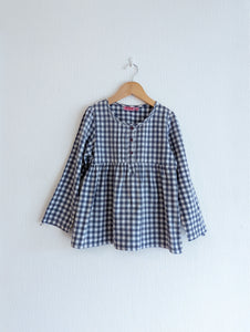 Soft French Blue Gingham Tunic - 8 Years