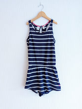 Load image into Gallery viewer, Breton Striped Playsuit - 10 Years
