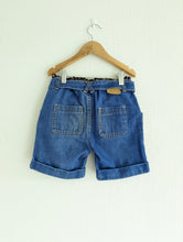 Load image into Gallery viewer, Tootsa Macginty Paperbag Denim Shorts - 8 Years
