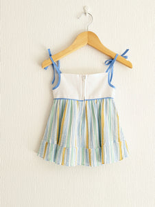 Sweet French Pastel Summer Dress - 6 Months