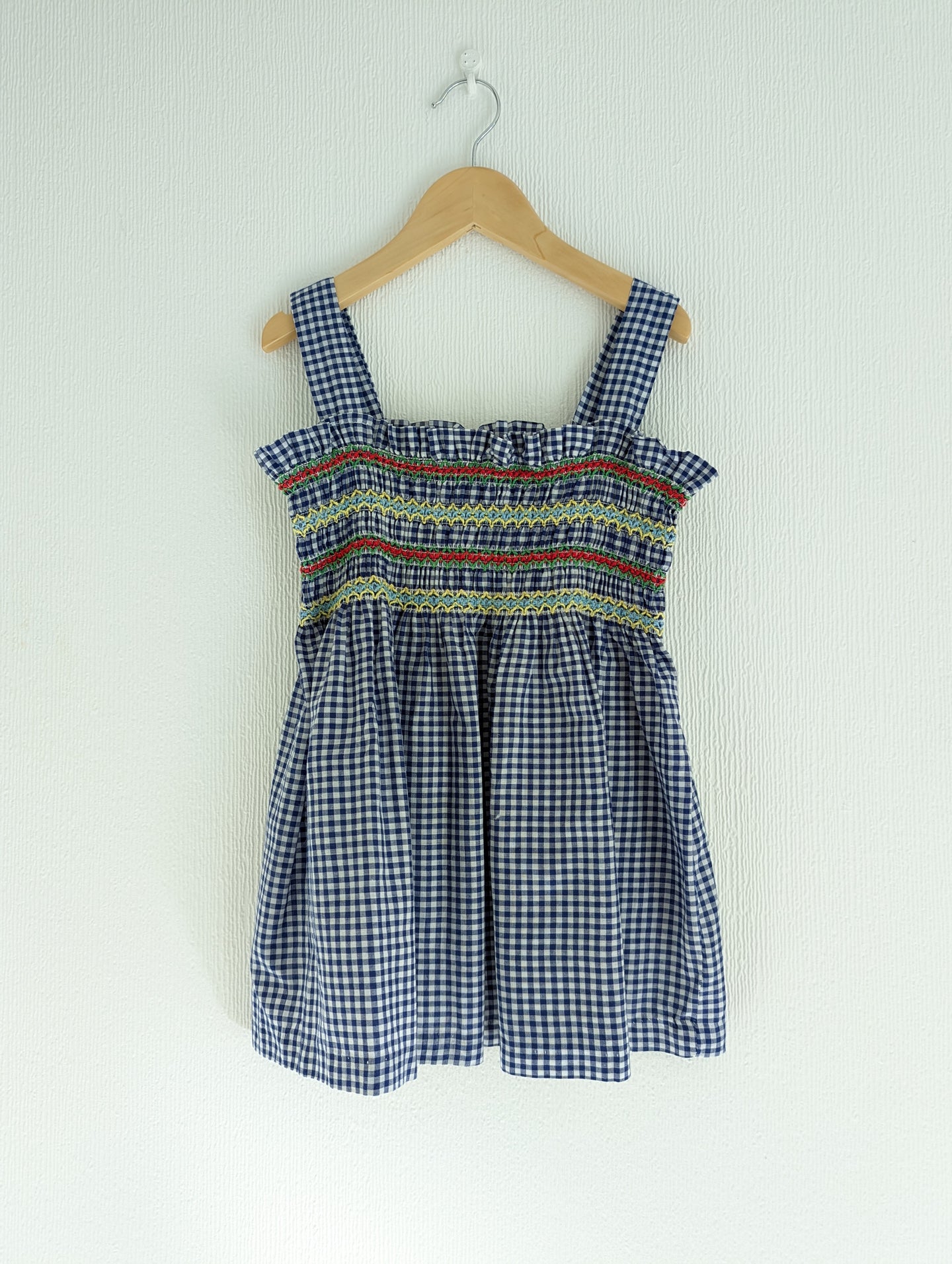 Gorgeous Gingham Smocked Dress / Top - 3-6 Years