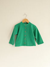 Load image into Gallery viewer, Bright Green Vintage Fleecy Cardigan - 2 Years
