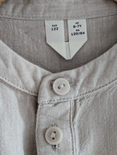 Load image into Gallery viewer, Arket Collarless Linen Blend Shirt - 7 Years

