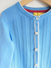 Load image into Gallery viewer, Little Bird Sky Blue Cotton Cardigan - 8 Years
