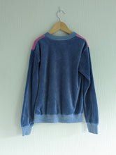 Load image into Gallery viewer, Vintage V-Necked Velour Sweatshirt - 9 Years
