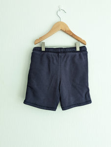 Navy Soft Cotton Comfy Shorts - 7 Years