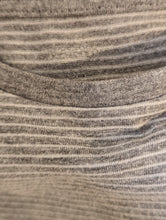 Load image into Gallery viewer, Soft Grey Striped Tee - 6 Years
