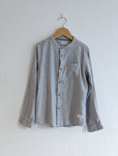Load image into Gallery viewer, Soft Grey Grandad Collar Shirt - 8 Years
